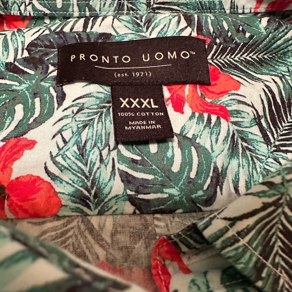 Pronto Uomo Tropical Chic Button-Up Shirt - Picture 2 of 3